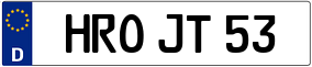 Truck License Plate